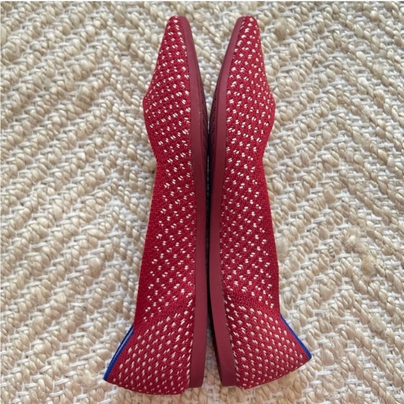 Rothy's Red and Cream Women's Flats - Picture 2 of 6